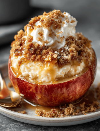 Cheesecake Stuffed Baked Apples