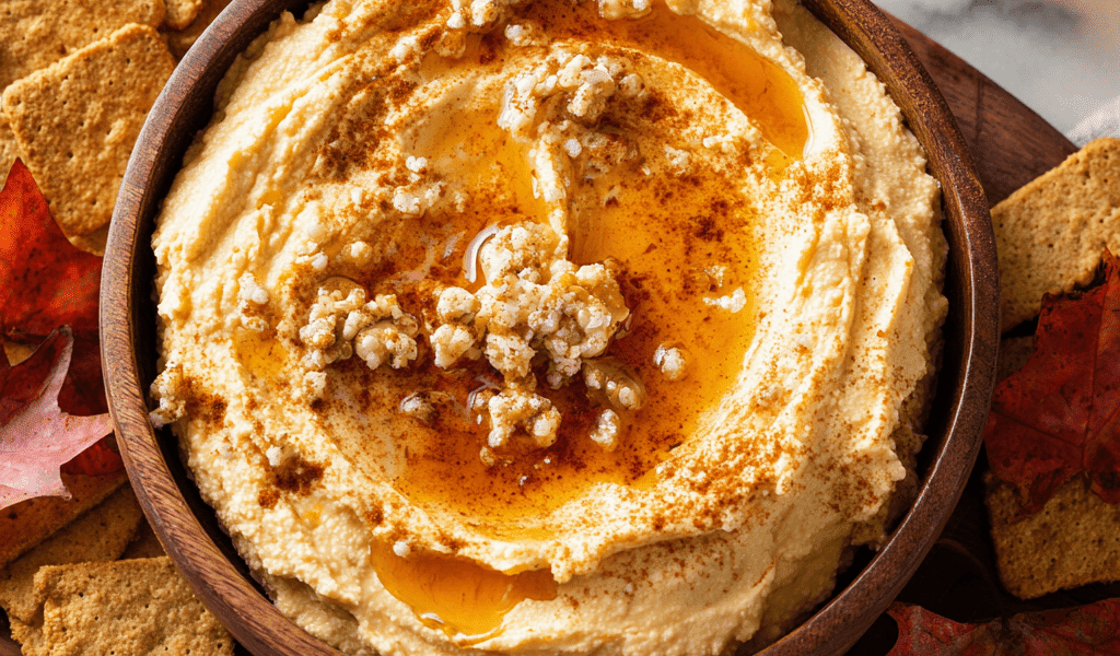 Pumpkin Ricotta Dip with Maple & Warm Spices
