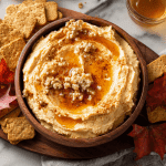 Pumpkin Ricotta Dip with Maple & Warm Spices