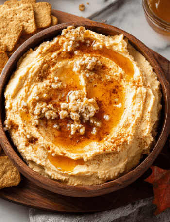 Pumpkin Ricotta Dip with Maple & Warm Spices