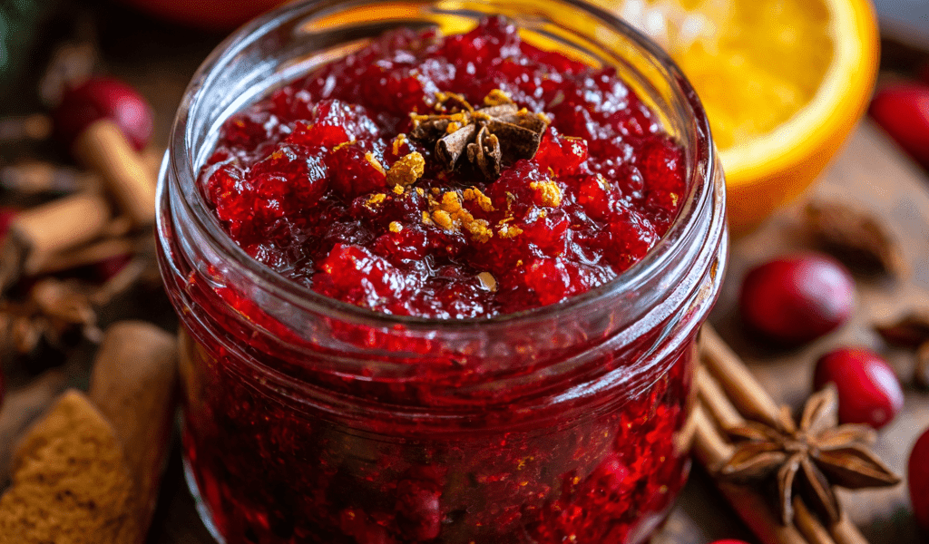 Christmas Jam (Cranberry, Orange & Spices)
