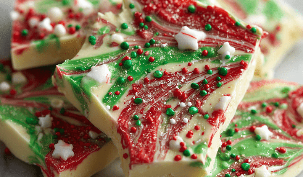 Red & Green Sprinkle Bark