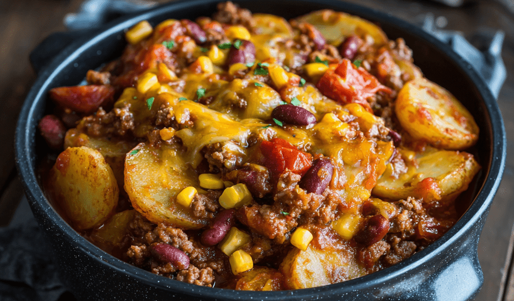 Slow Cooker Cowboy Casserole