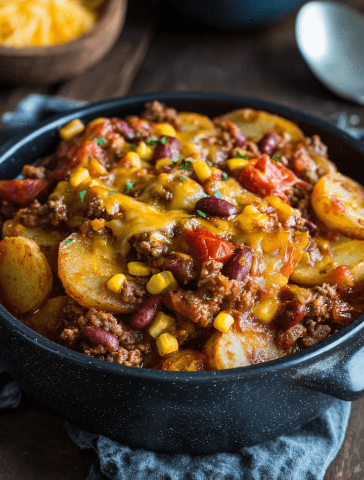 Slow Cooker Cowboy Casserole