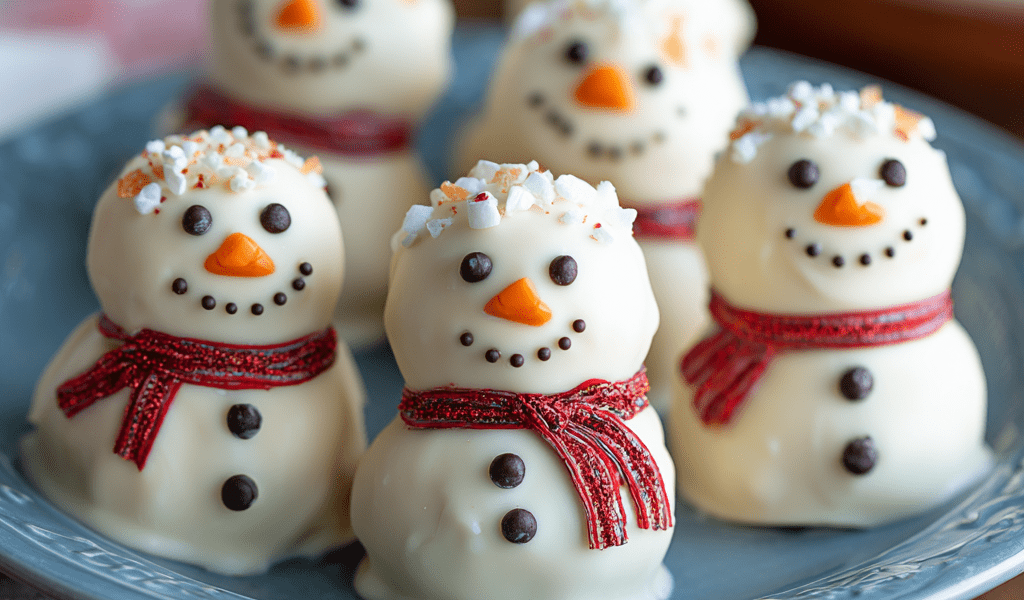 Mini Snowman Truffles