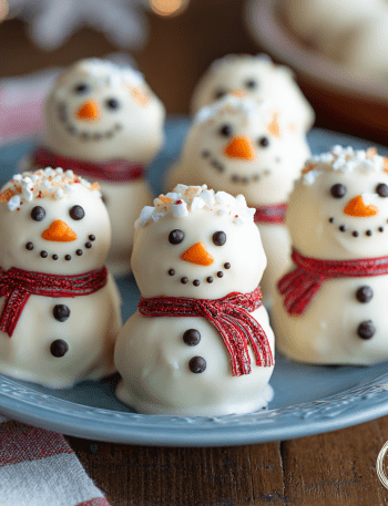 Mini Snowman Truffles
