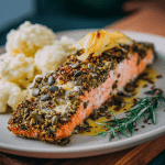 Pumpkin Seed Crusted Salmon