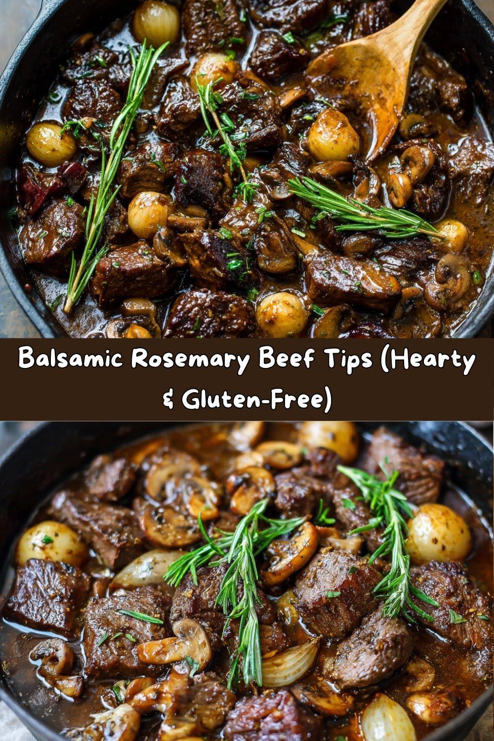 Balsamic Rosemary Beef Tips