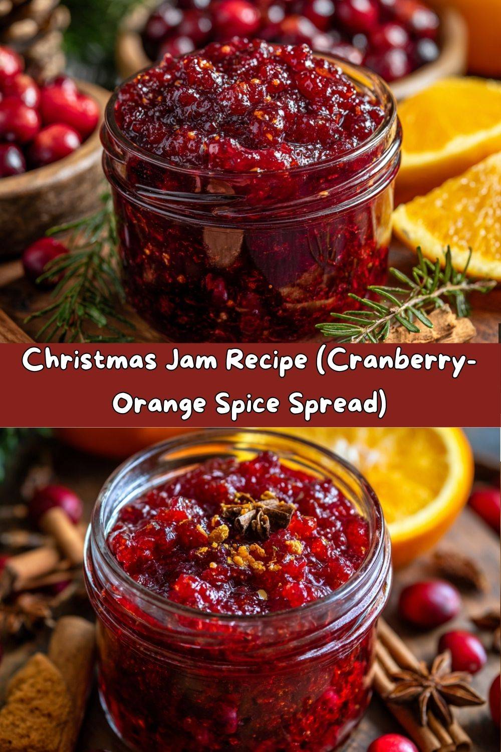Christmas Jam (Cranberry, Orange & Spices)