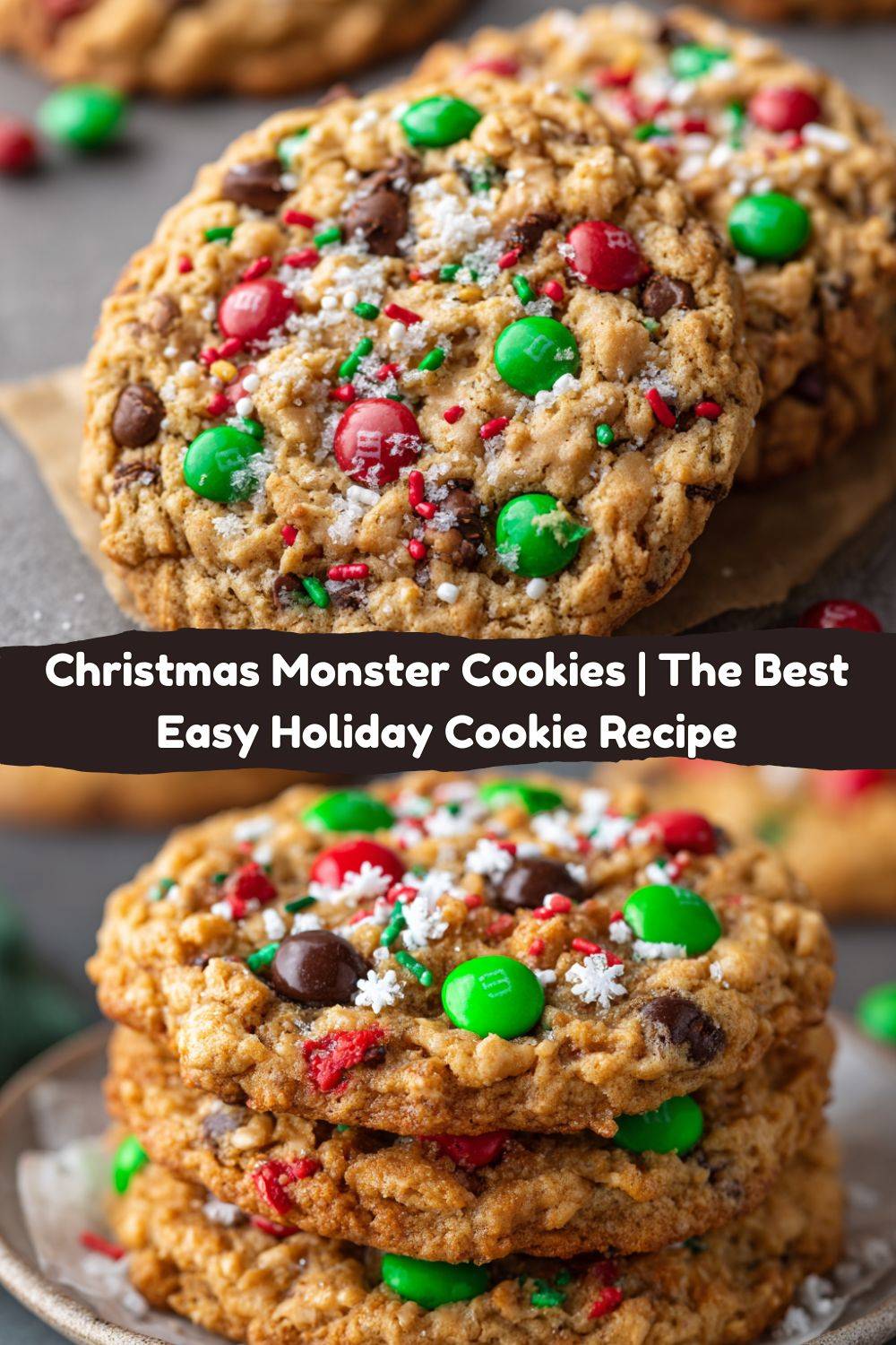 Christmas Monster Cookies