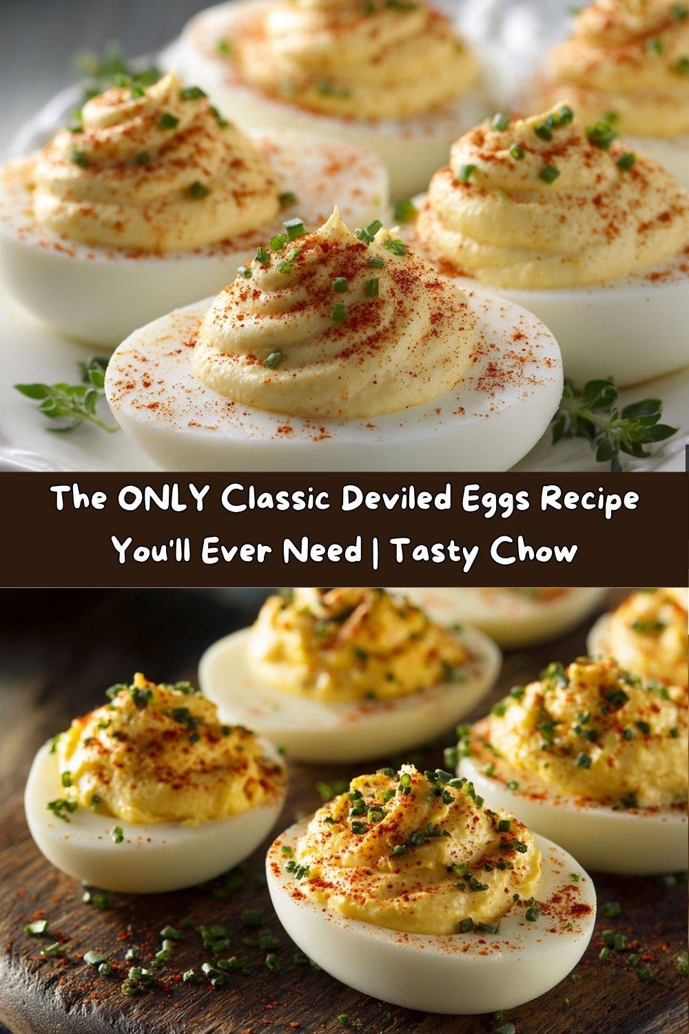 Classic Savory Deviled Eggs