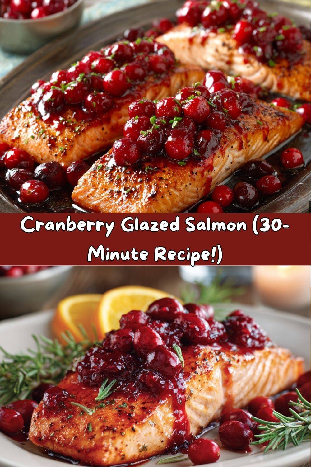 Cranberry Glazed Salmon
