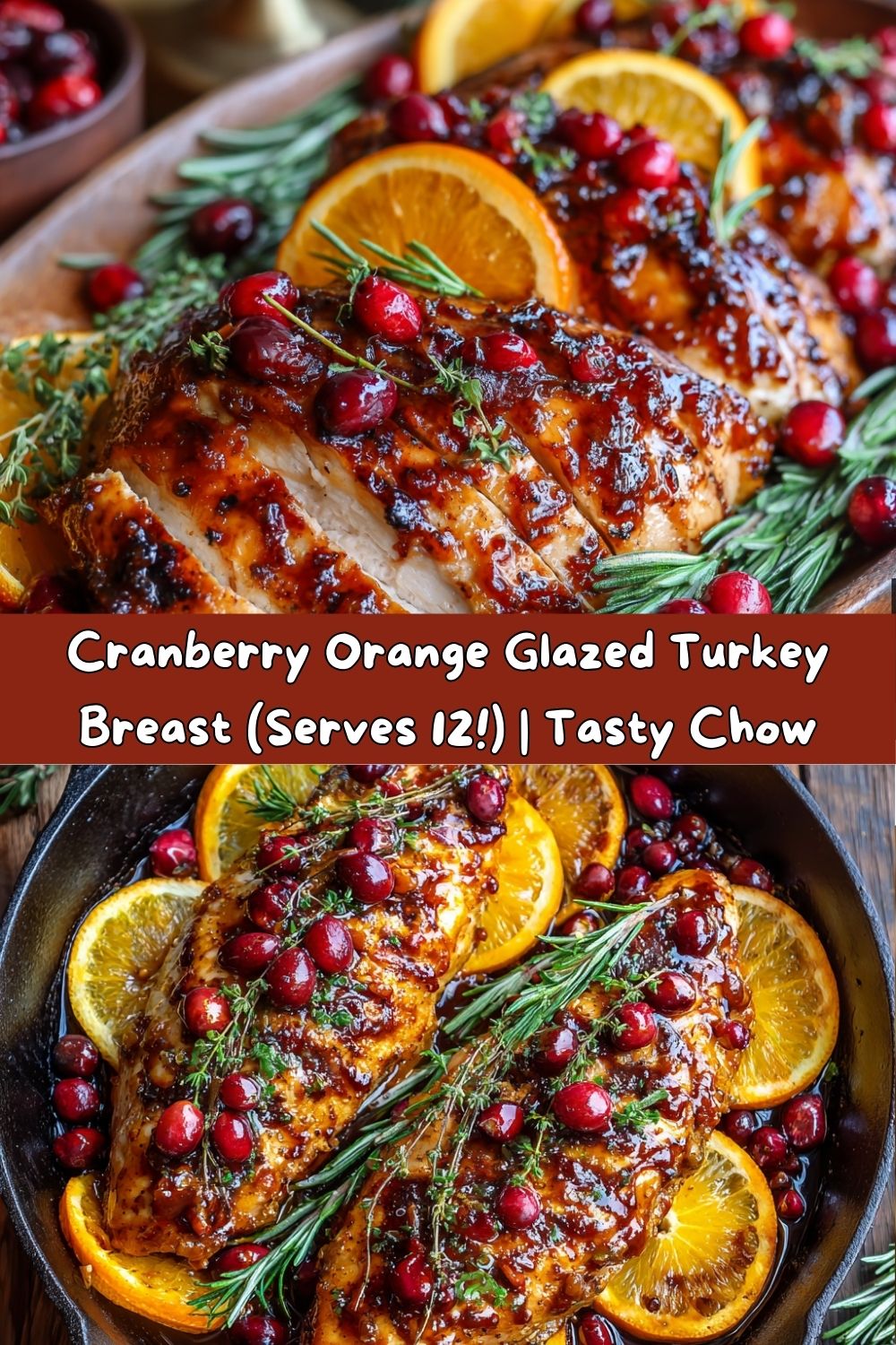 Cranberry Orange Glazed Turkey Breast