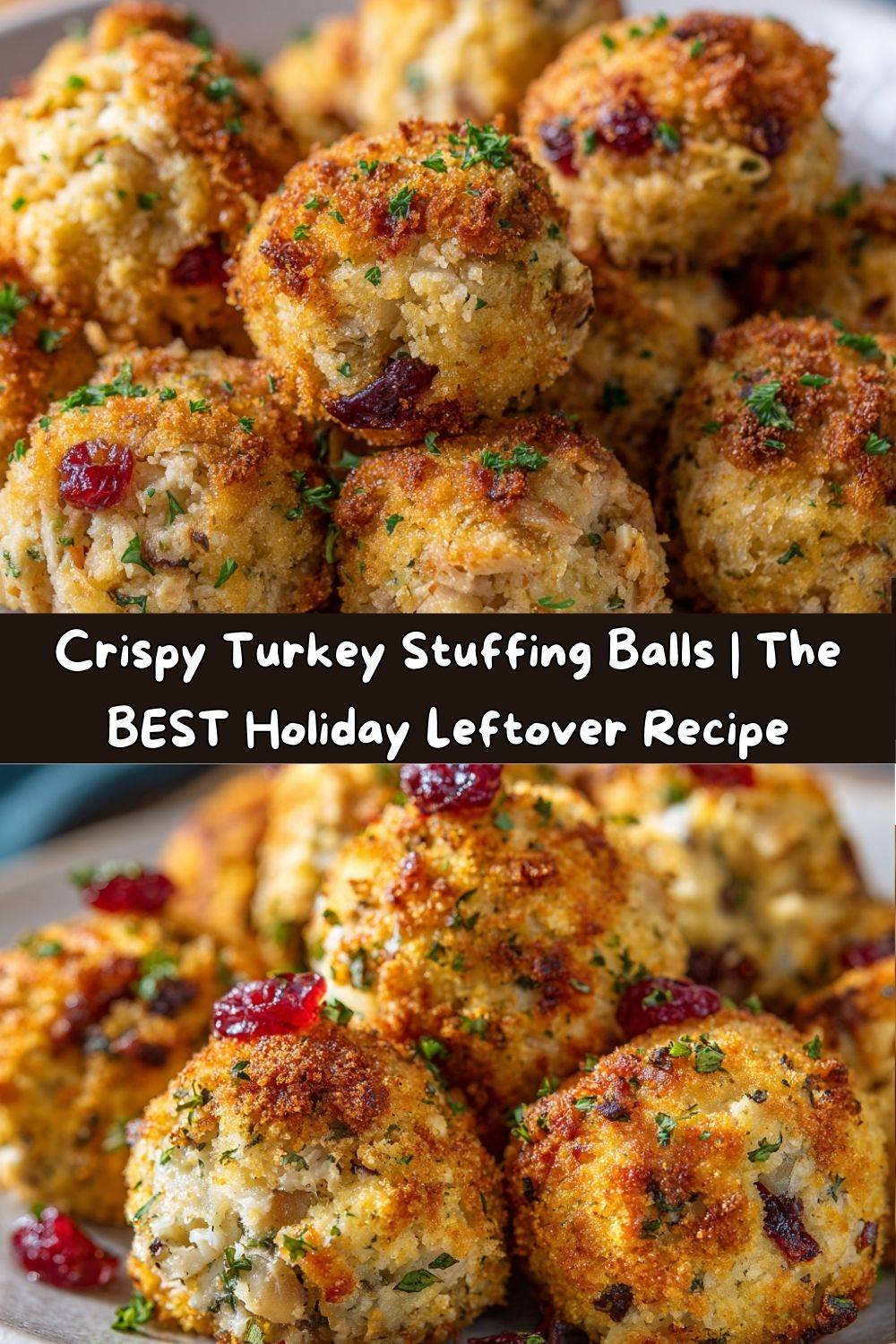 Crispy Turkey Stuffing Balls
