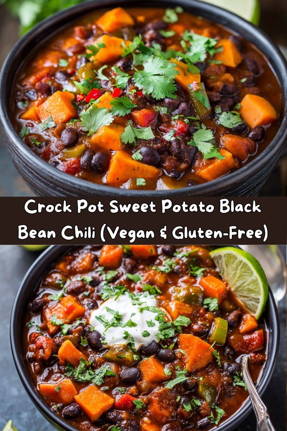 Crock Pot Sweet Potato Black Bean Chili