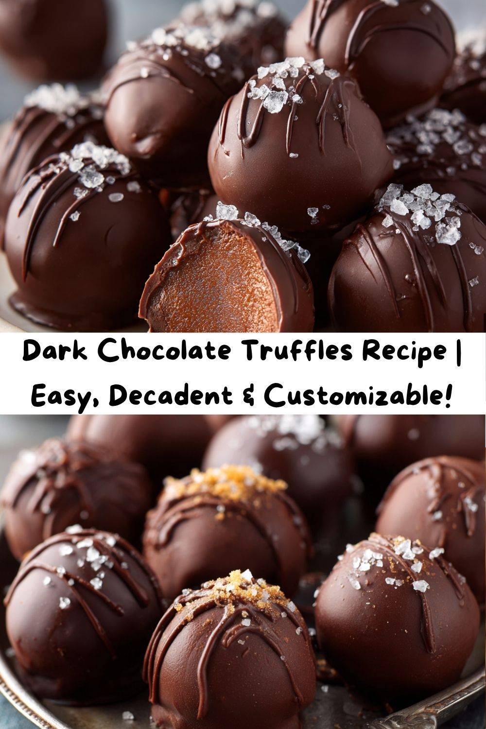 Dark Chocolate Truffles