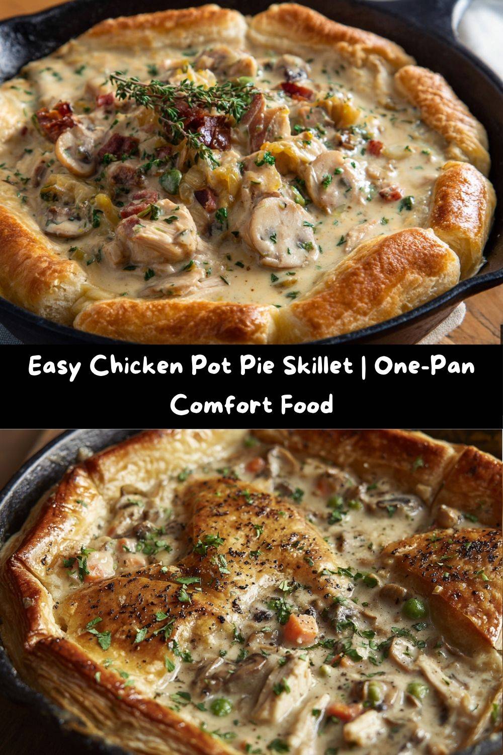 Chicken Pot Pie Skillet