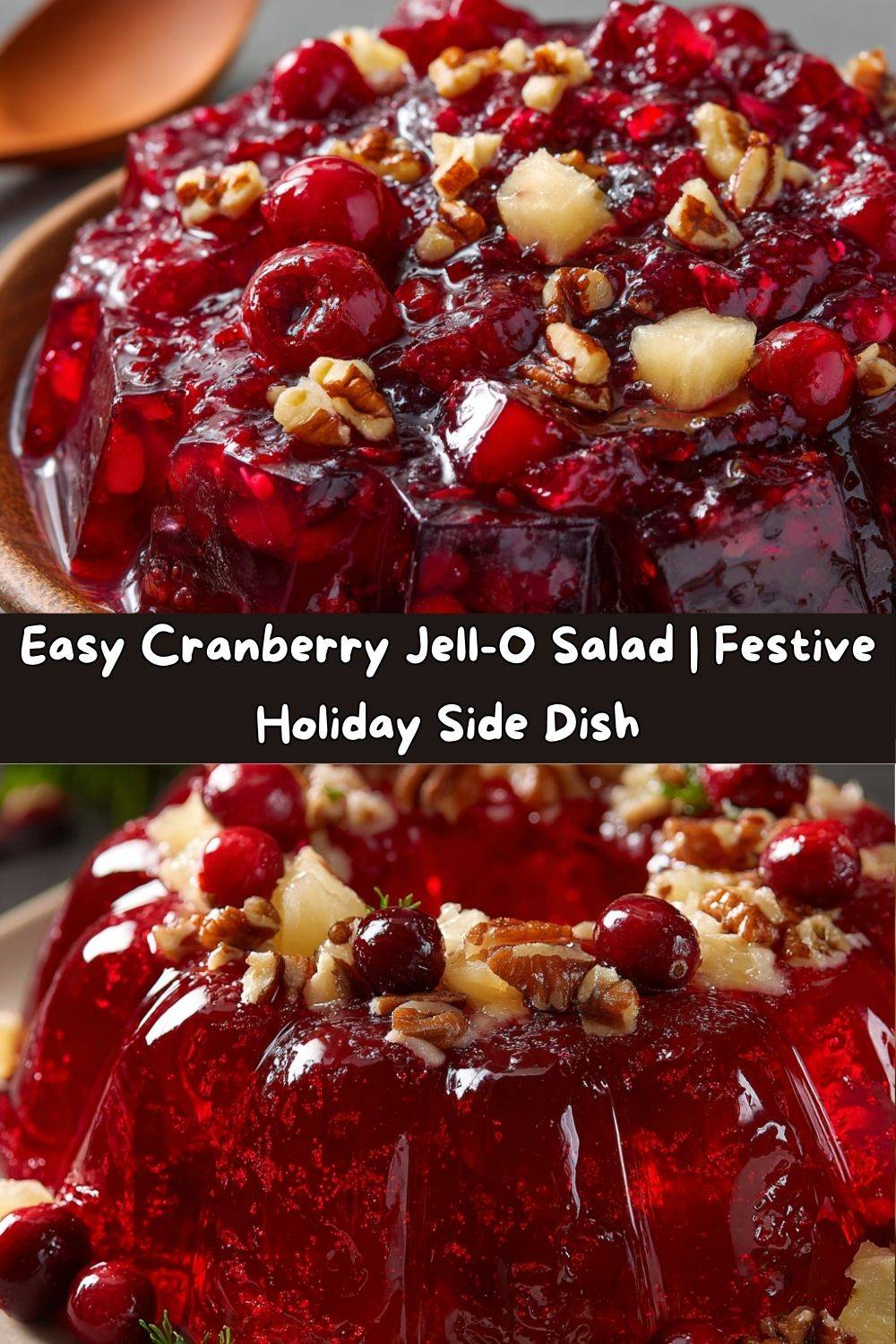 Cranberry Jell-O Salad (Fruity, Festive & Foolproof!)