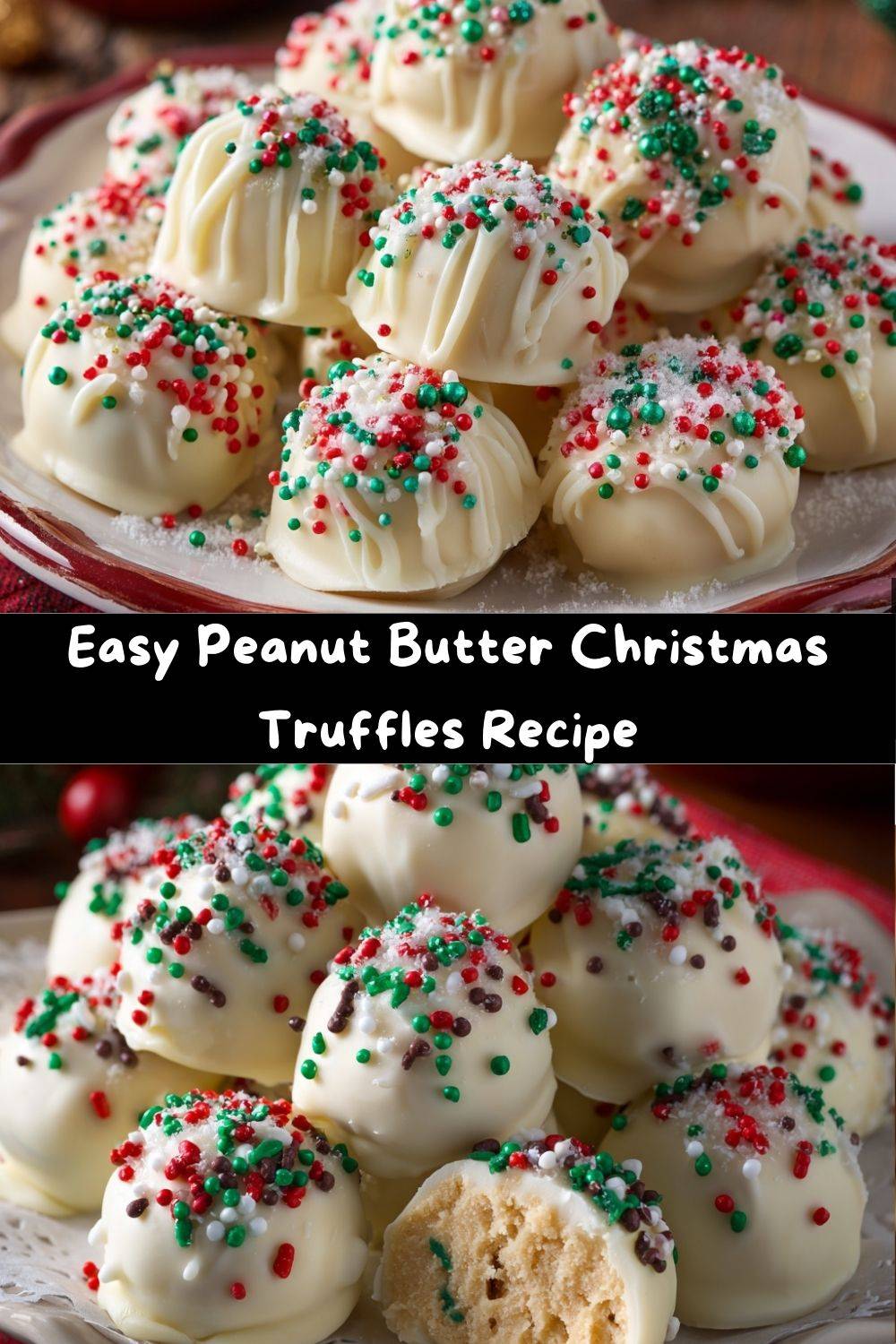 Easy Peanut Butter Christmas Truffles Recipe