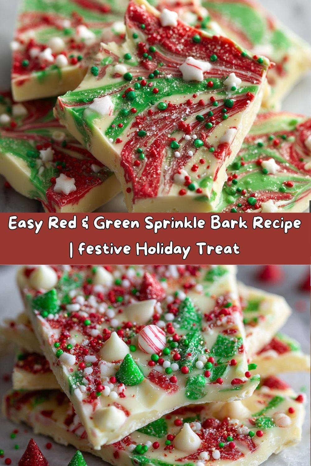 Red & Green Sprinkle Bark
