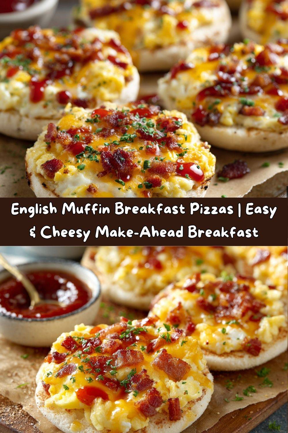 English Muffin Breakfast Pizzas