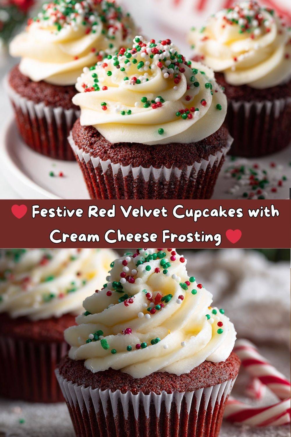Red Velvet Cupcakes with Cream Cheese Frosting