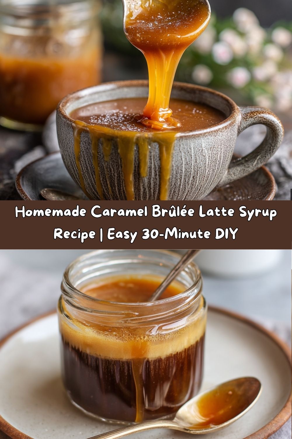 Caramel Brûlée Latte Syrup