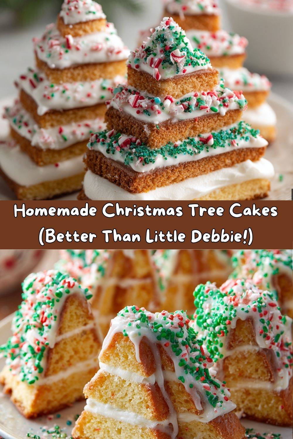 Homemade Christmas Tree Cakes