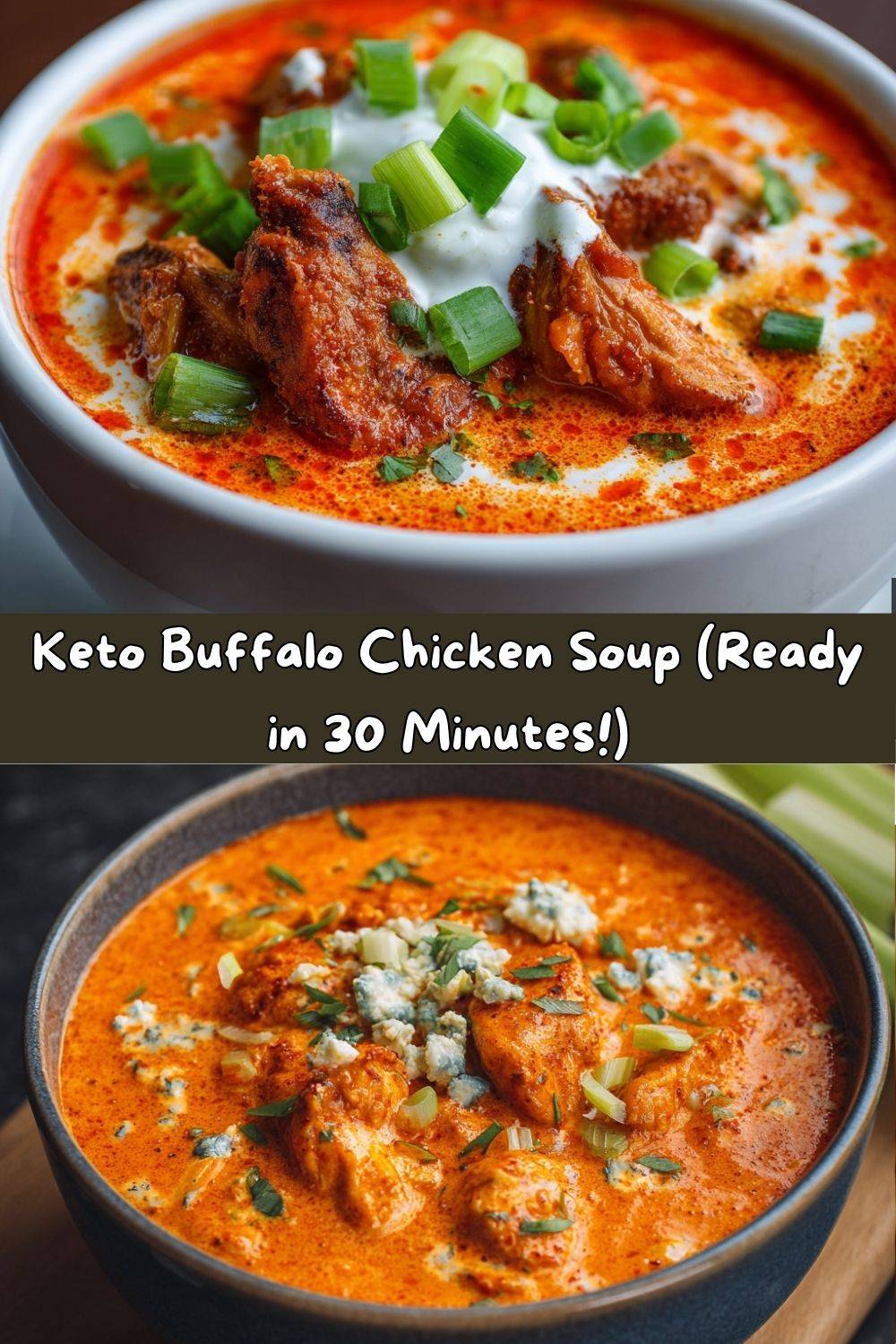 Keto Buffalo Chicken Soup