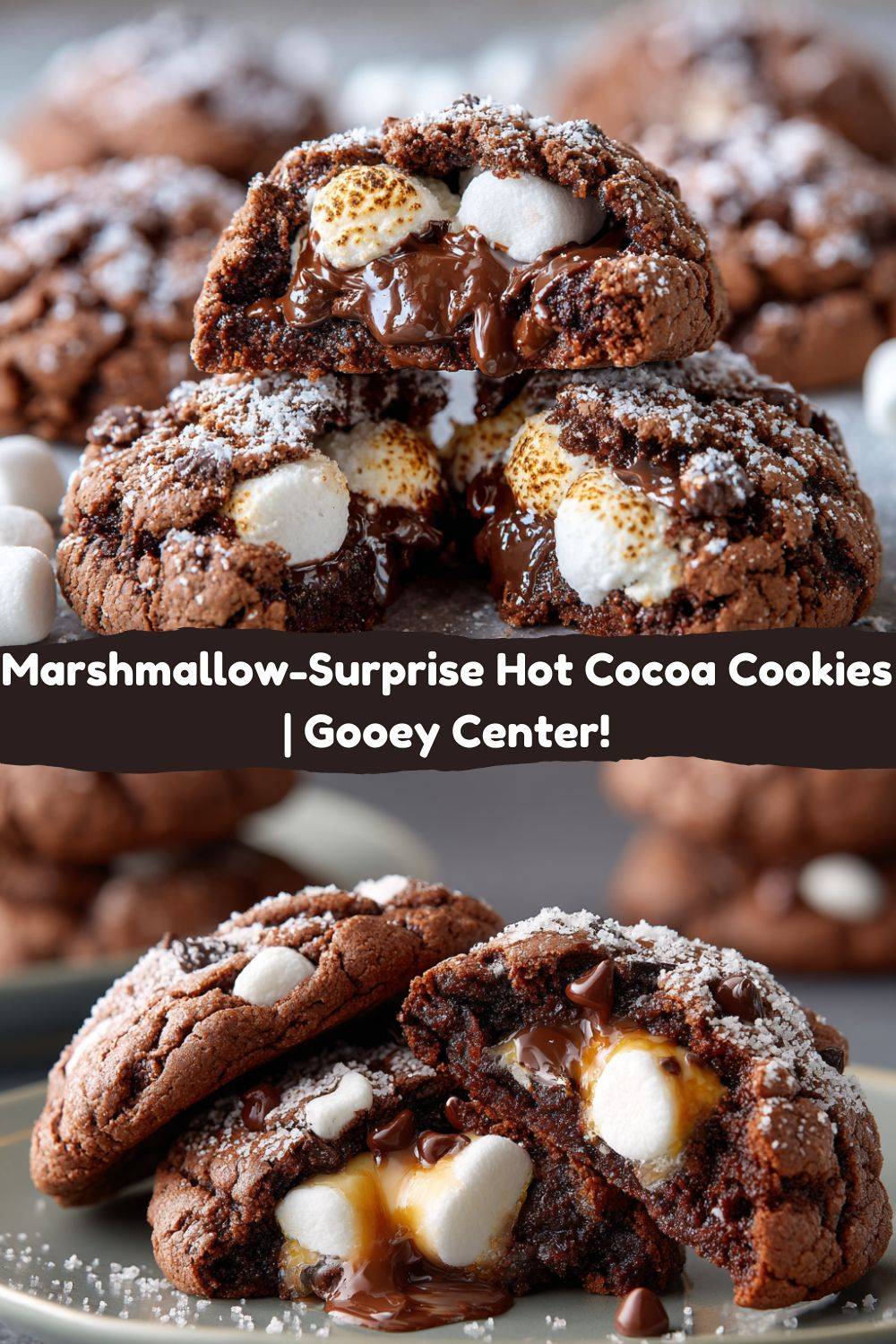 Marshmallow-Surprise Hot Cocoa Cookies