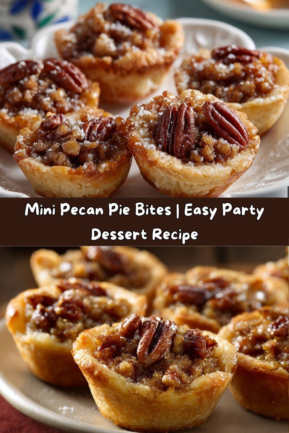 Mini Pecan Pie Bites