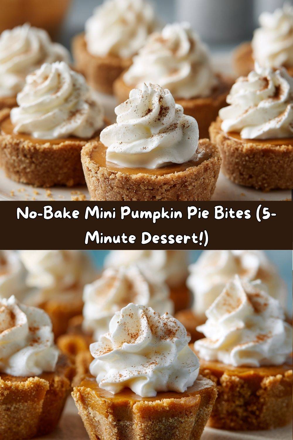 Mini Pumpkin Pie Bites