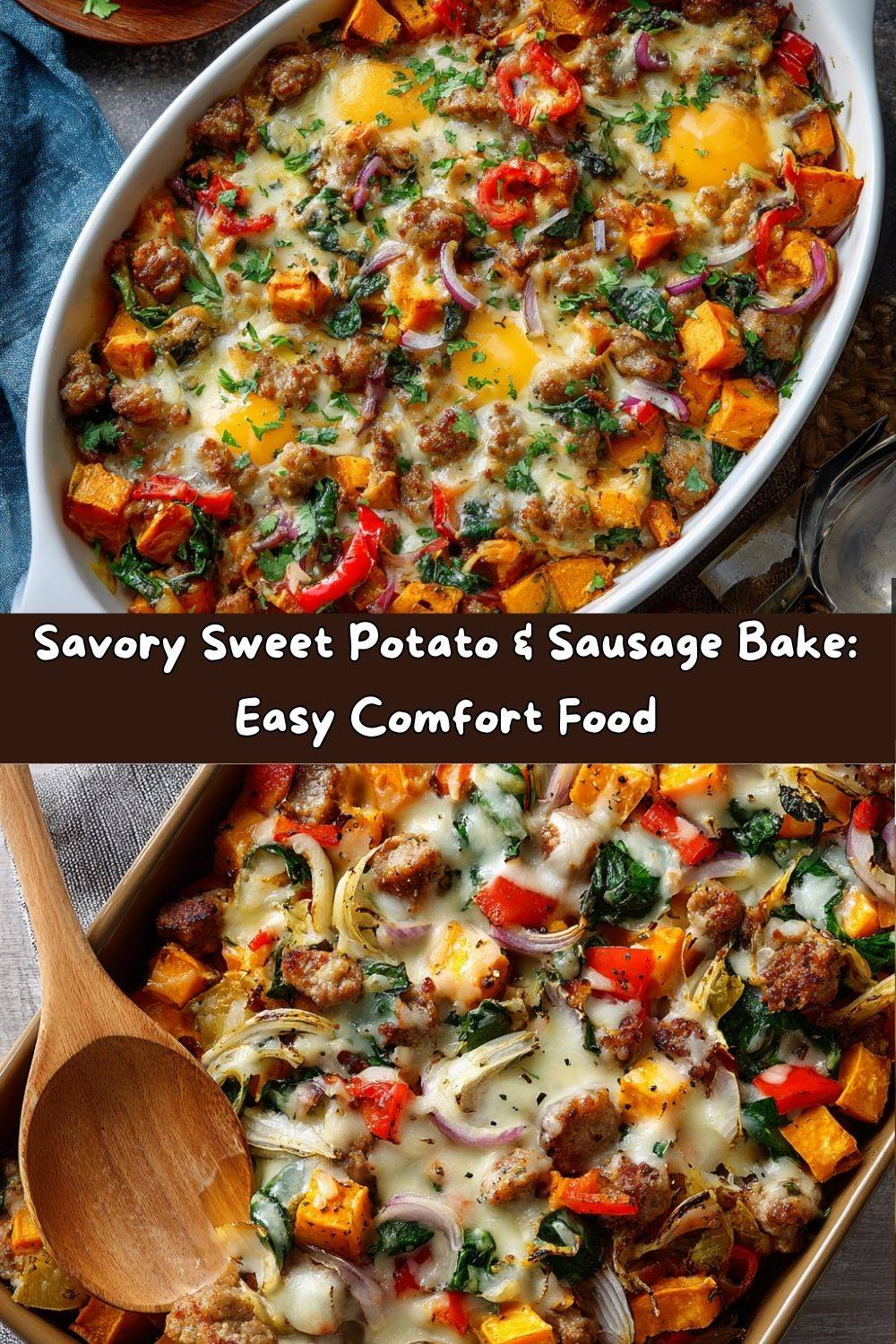 Savory Sweet Potato & Sausage Bake