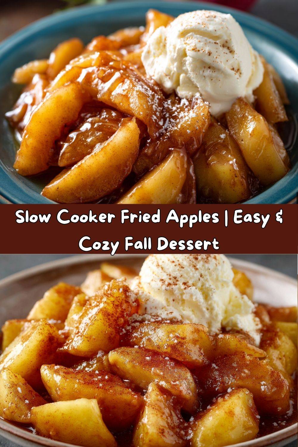 Slow Cooker Fried Apples (Set It & Savor)