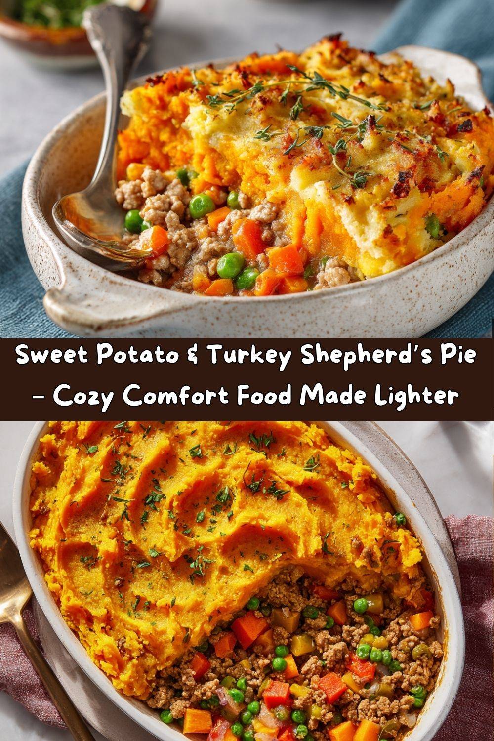 Sweet Potato & Turkey Shepherd’s Pie