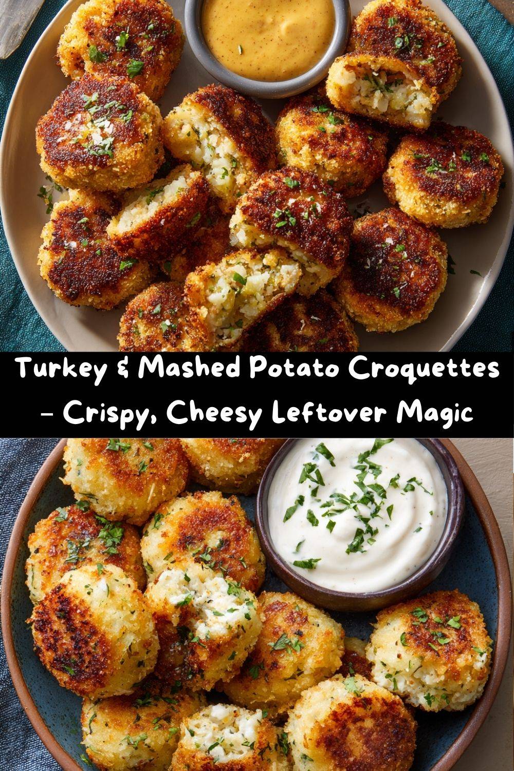 Turkey & Mashed Potato Croquettes