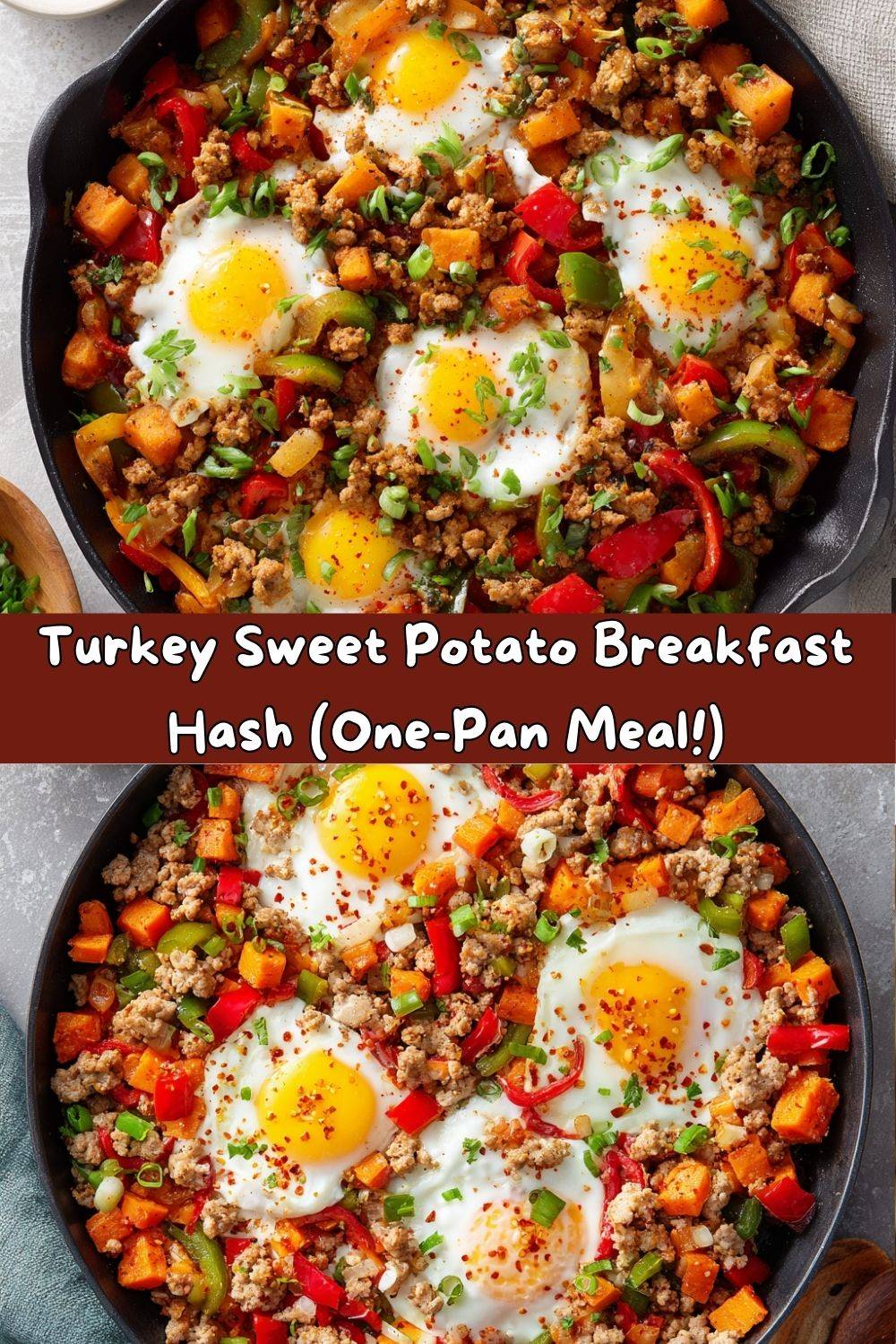 Turkey Sweet Potato Breakfast Hash