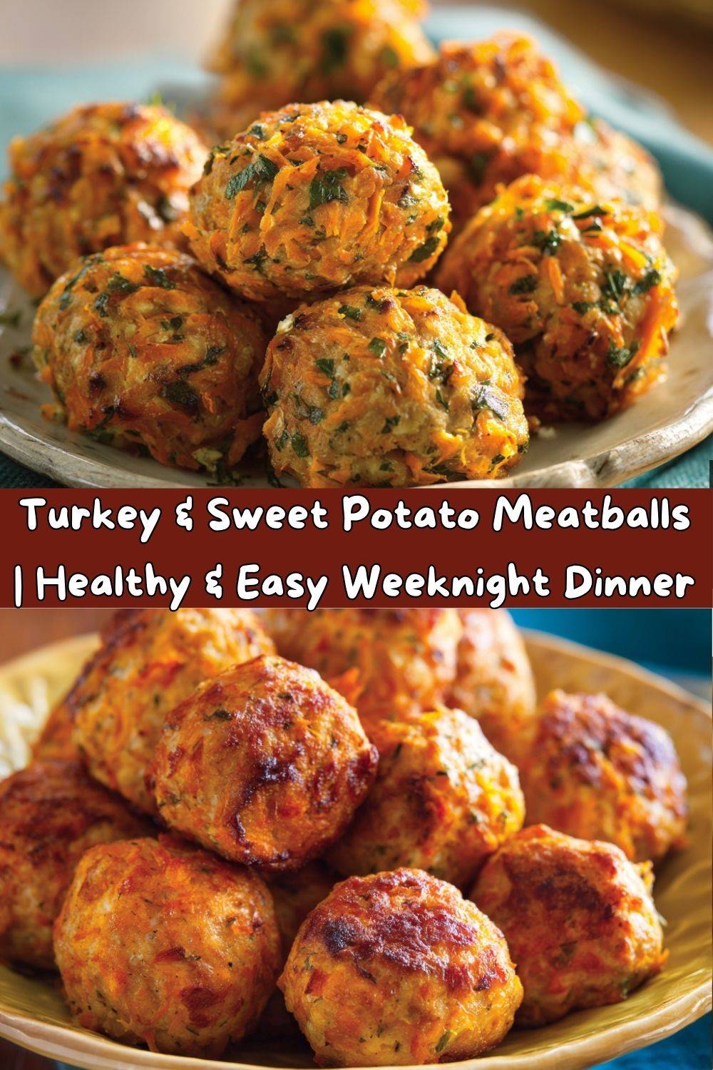 Turkey & Sweet Potato Meatballs