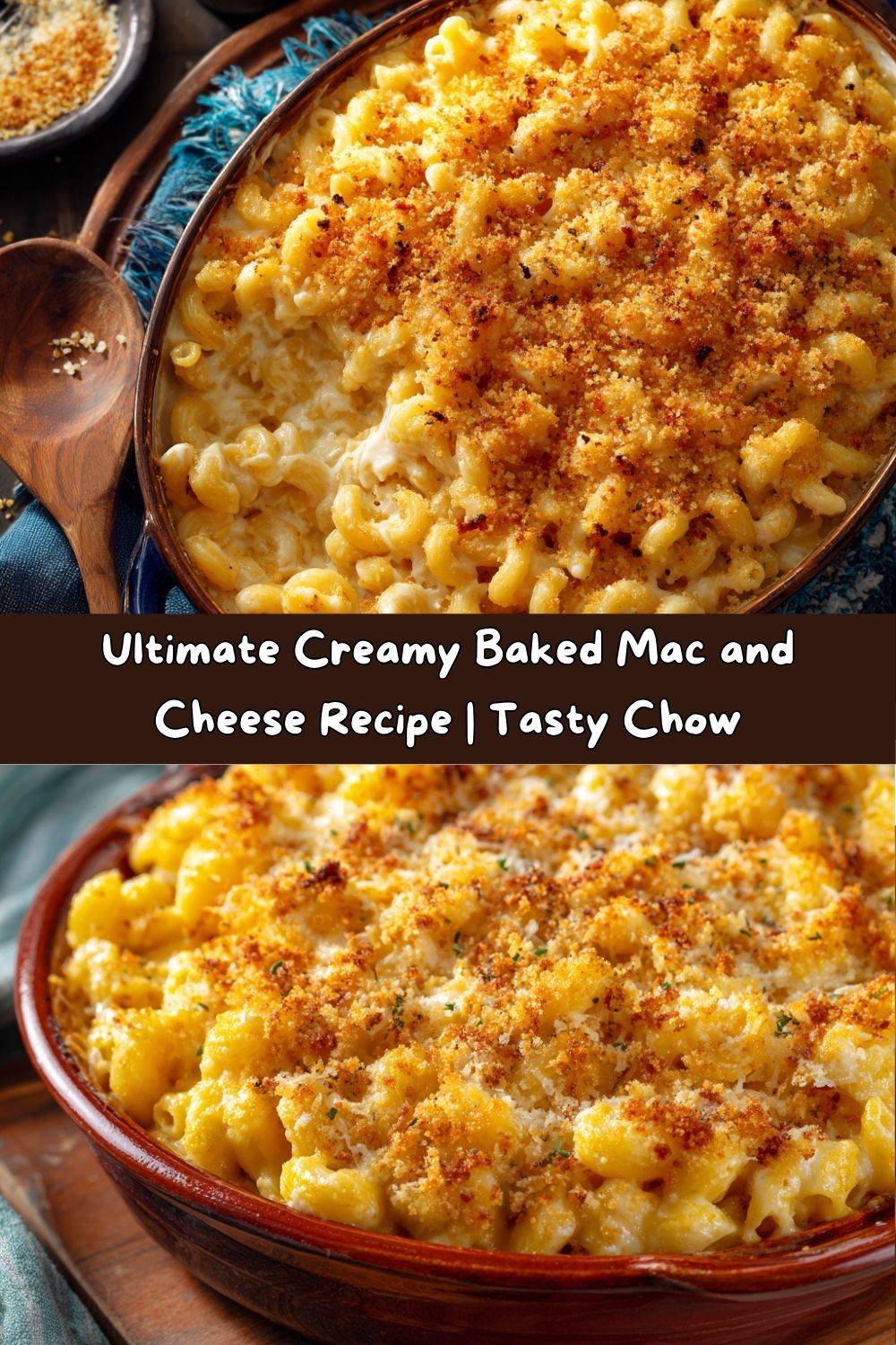 Mac & Cheese Bake with Crispy Breadcrumb Topping