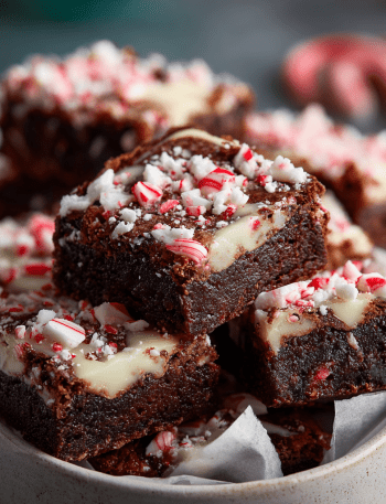 Peppermint Fudge Brownies