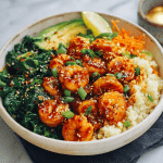 Irresistible Honey Garlic Shrimp Bowls