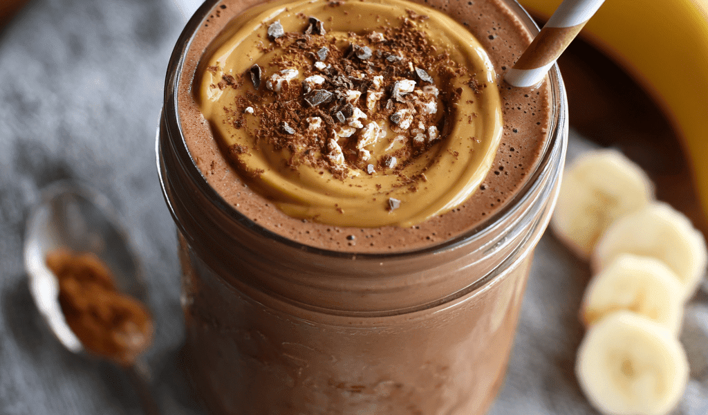 Double Chocolate Protein Power Smoothie