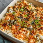 Spicy Salmon Sushi Bake