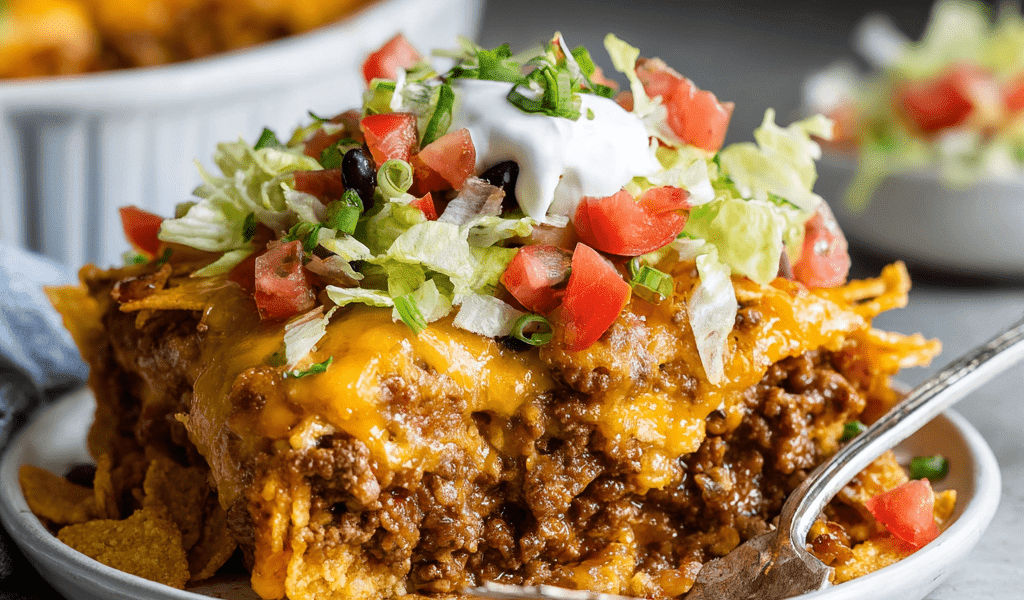 Walking Taco Casserole