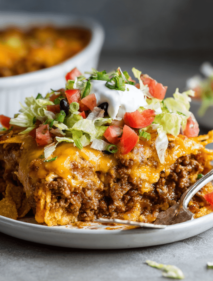 Walking Taco Casserole