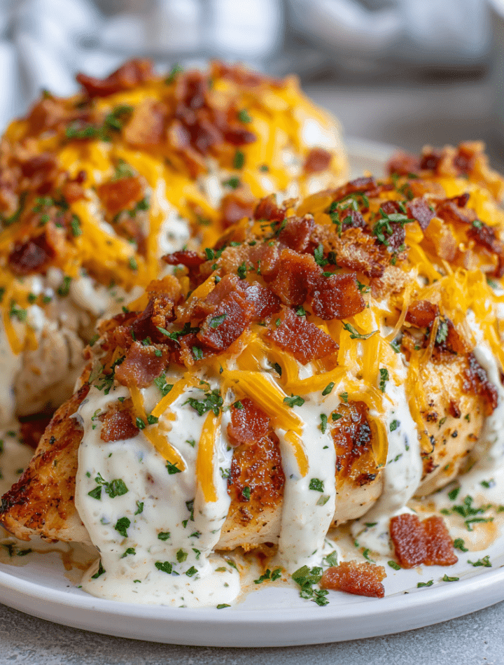 Creamy Bacon Ranch Chicken Bake