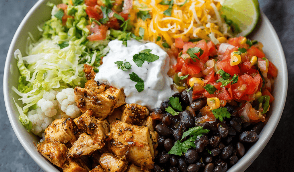 Zero Point Burrito Bowls : High Protein, Low Cal, Meal Prep Magic