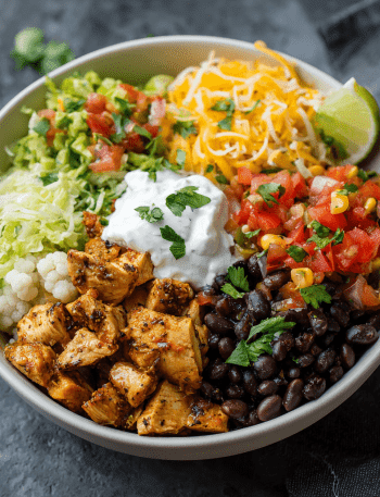 Zero Point Burrito Bowls : High Protein, Low Cal, Meal Prep Magic