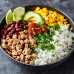 High-Protein Turkey & Rice Bowl