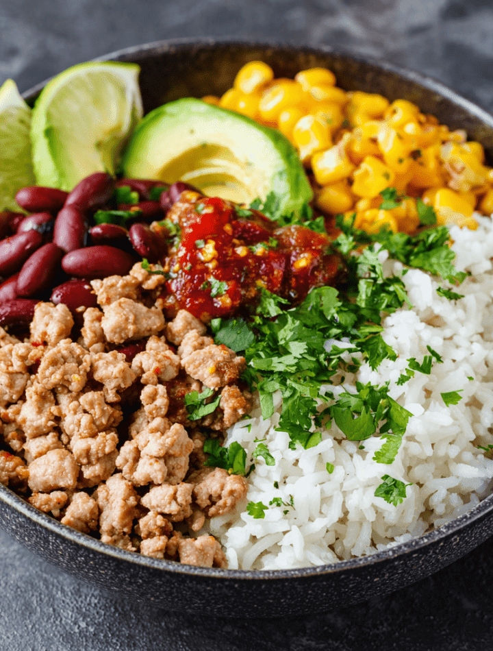 High-Protein Turkey & Rice Bowl
